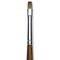 Silver Brush Monza Synthetic Mongoose Artist Brush - Long Handle, Short Bright, Size 2